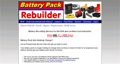 Desktop Screenshot of batterypackrebuilder.com